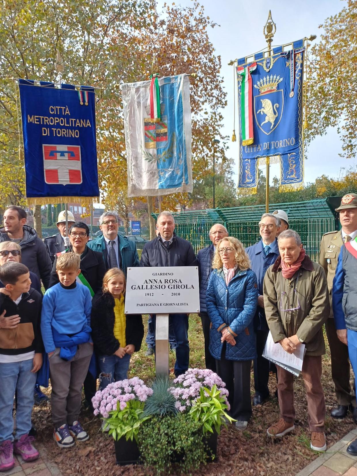Torino dedica un giardino ad Anna Rosa Gallesio Girola, prima donna eletta al Consiglio provinciale