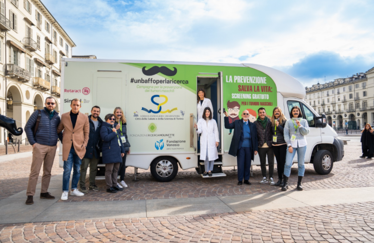 Torino, screening e visite gratuite in piazza San Carlo