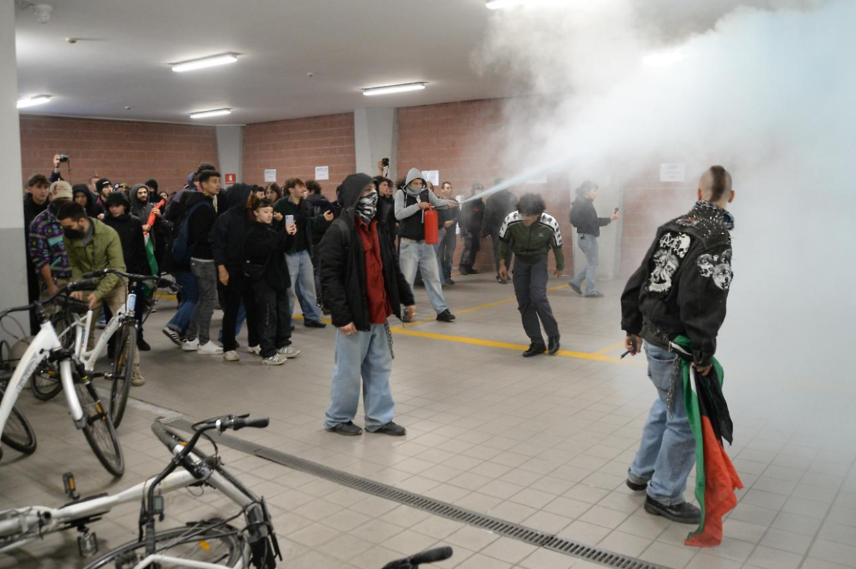 La manifestazione partita da piazza XVIII Dicembre