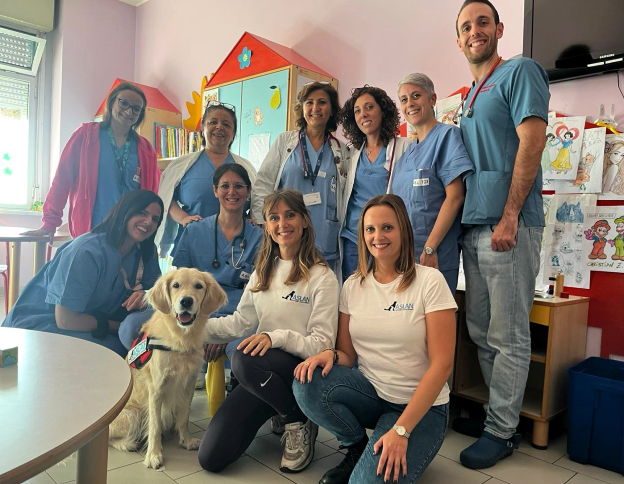 ospedale rivoli pet therapy