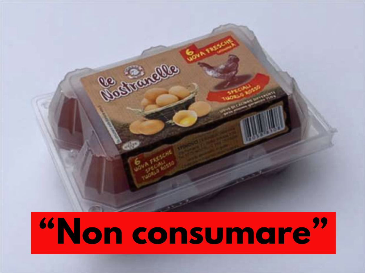 Spinovo, nuovo maxi–richiamo di uova fresche: otto avvisi in più del Ministero della Salute