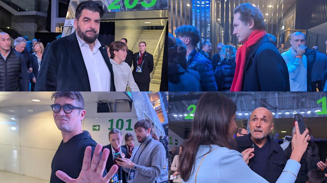 Da Elkann (e consorte) a Scamarcio a Spalletti e Cannavacciuolo: tutti i Vip pazzi Sinner-Alcaraz! 