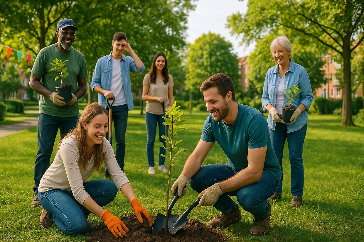 Arrivano 12 nuovi alberi per Tetti Piatti: Moncalieri si prepara a celebrare la "Festa dell’Albero"