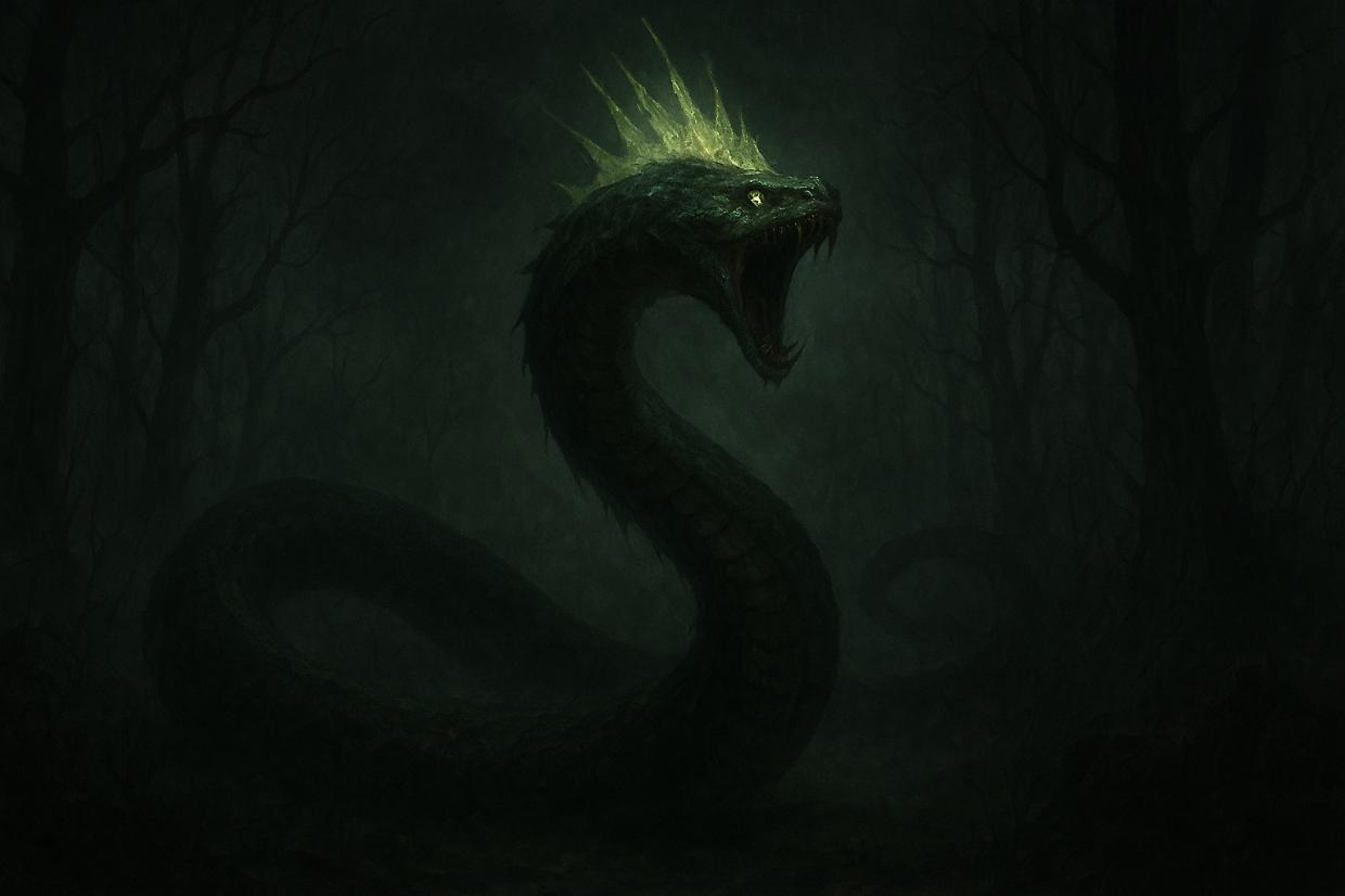 Il mostro verde della Valle Stura: il serpente leggendario che seminò il panico negli anni '50