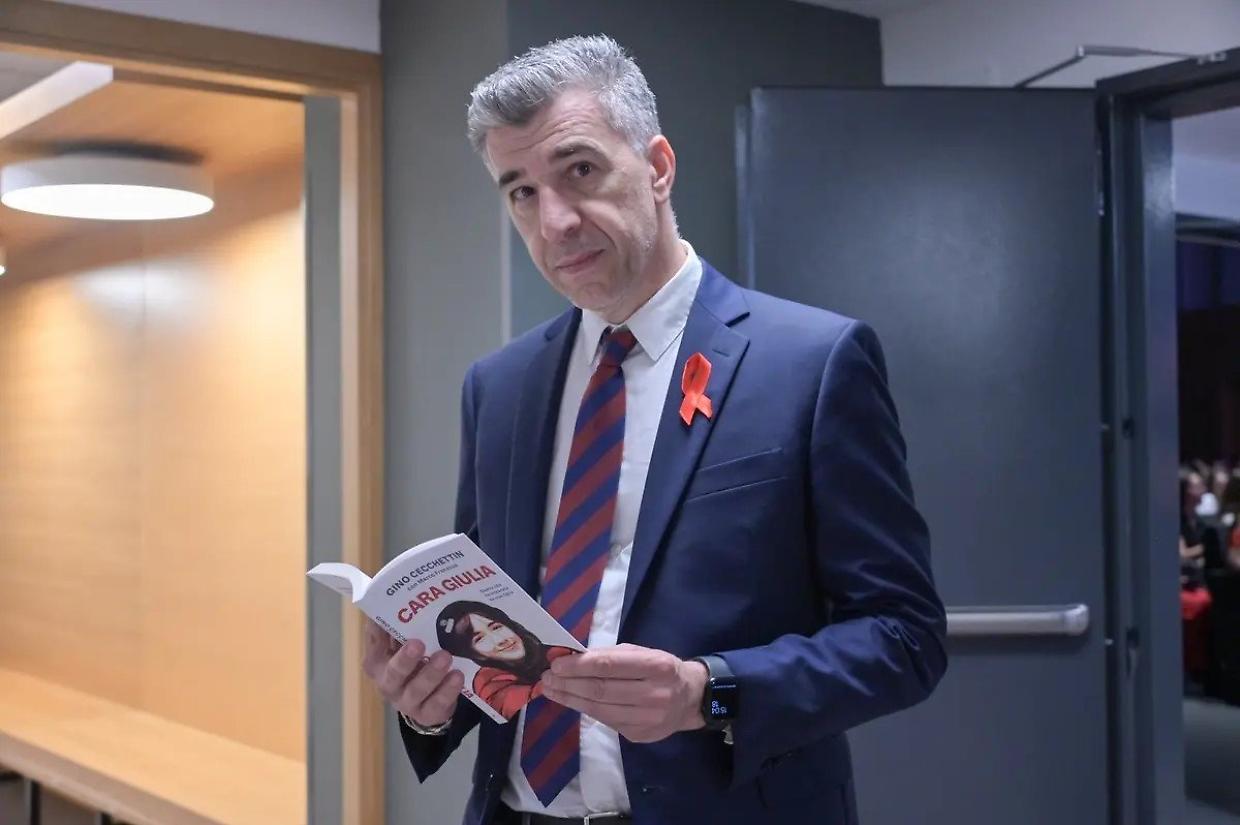 Gino Cecchettin a Santena per il 25 novembre