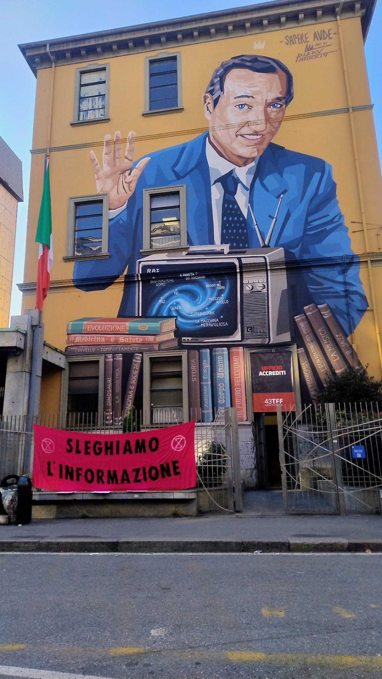 Nuovo blitz XR alla Rai: "Silenzio complice"