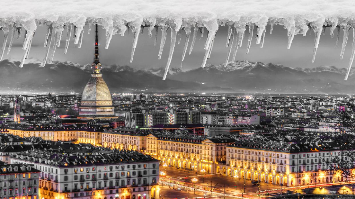 Torino e il Piemonte nella  morsa del gelo: le previsioni per i prossimi giorni