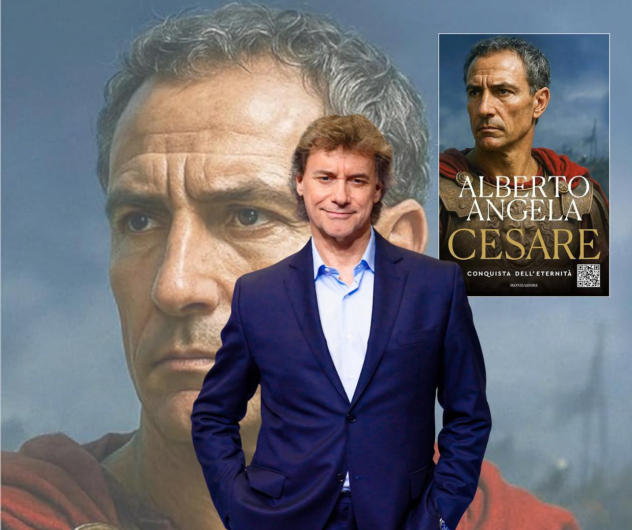 Cesare come non l’abbiamo mai visto: il nuovo viaggio di Alberto Angela tra storia e intelligenza artificiale