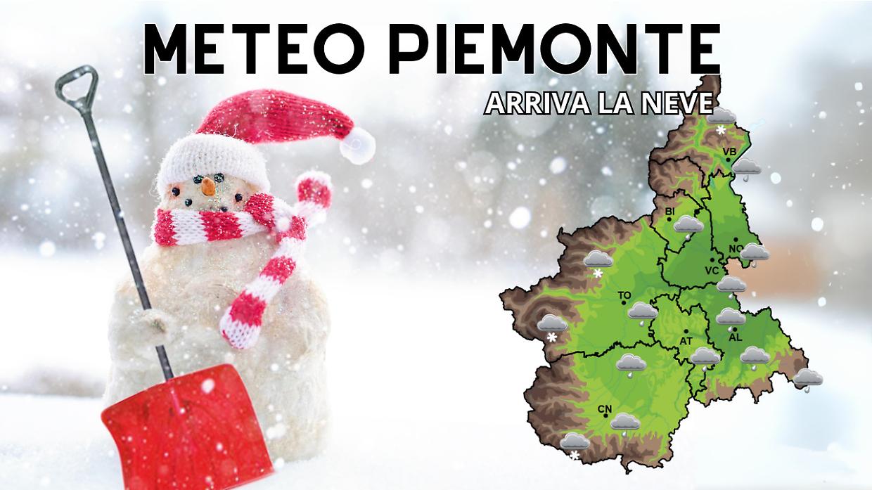 Meteo Piemonte. Ritorna la neve, anche a bassa quota