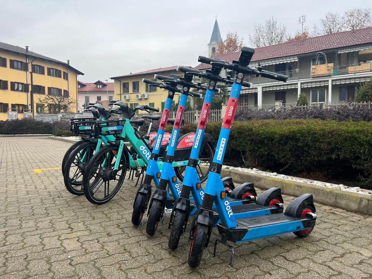 Settimo Torinese introduce il bike sharing con monopattini