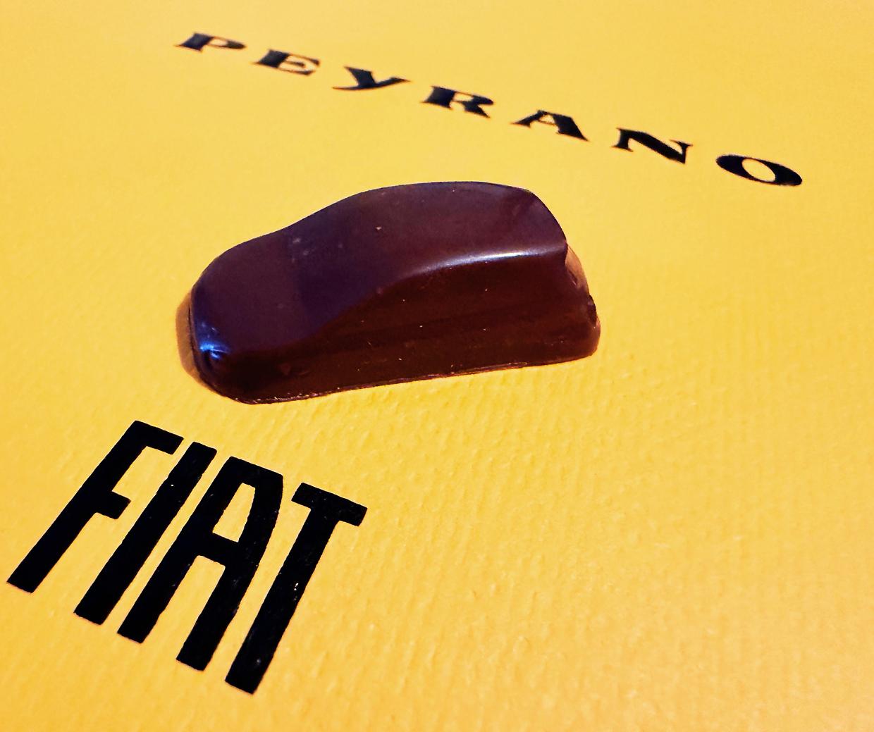 Fiat, la 500 Ibrida diventa... un cioccolatino