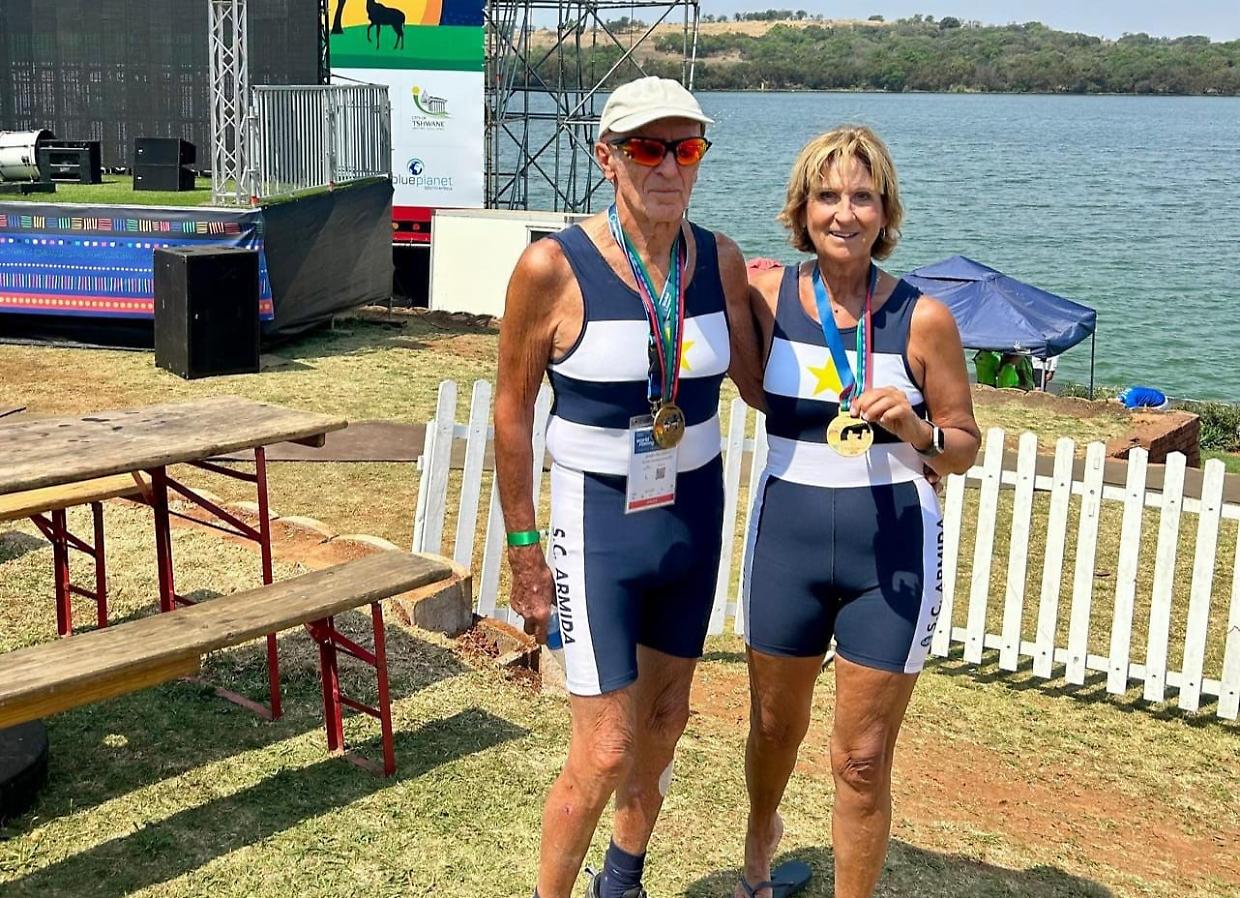 Borgialli e Pellicelli e i loro 15 anni di canottaggio, un amore scoperto in pensione