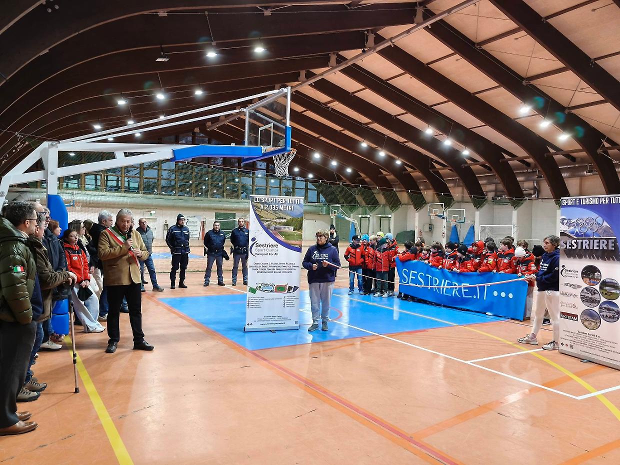 Sestriere adesso ha un nuovo Palasport (e un'area camper)