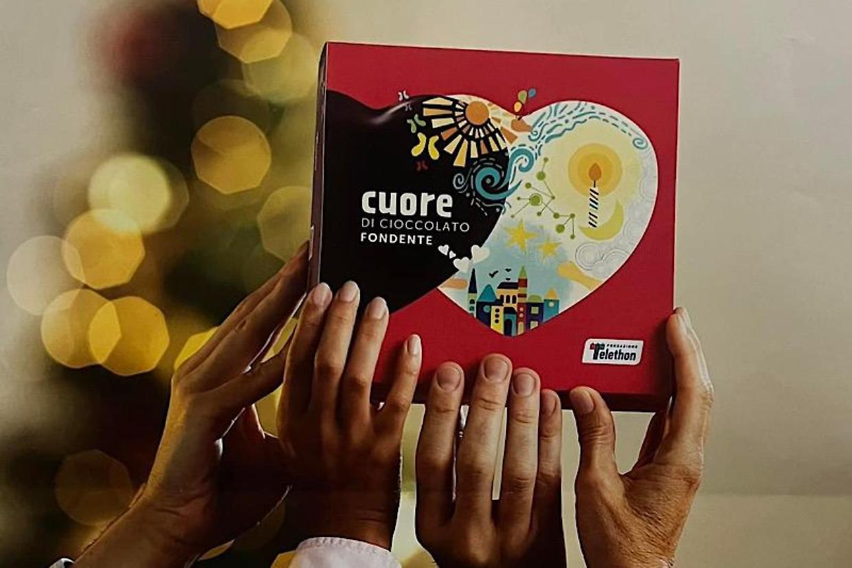 In Piemonte arrivano i cuori di cioccolato di Telethon