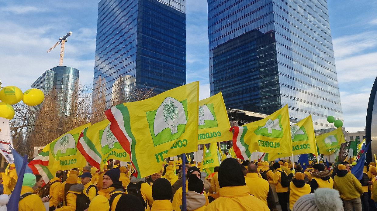 Gli agricoltori piemontesi alla rivolta di Bruxelles