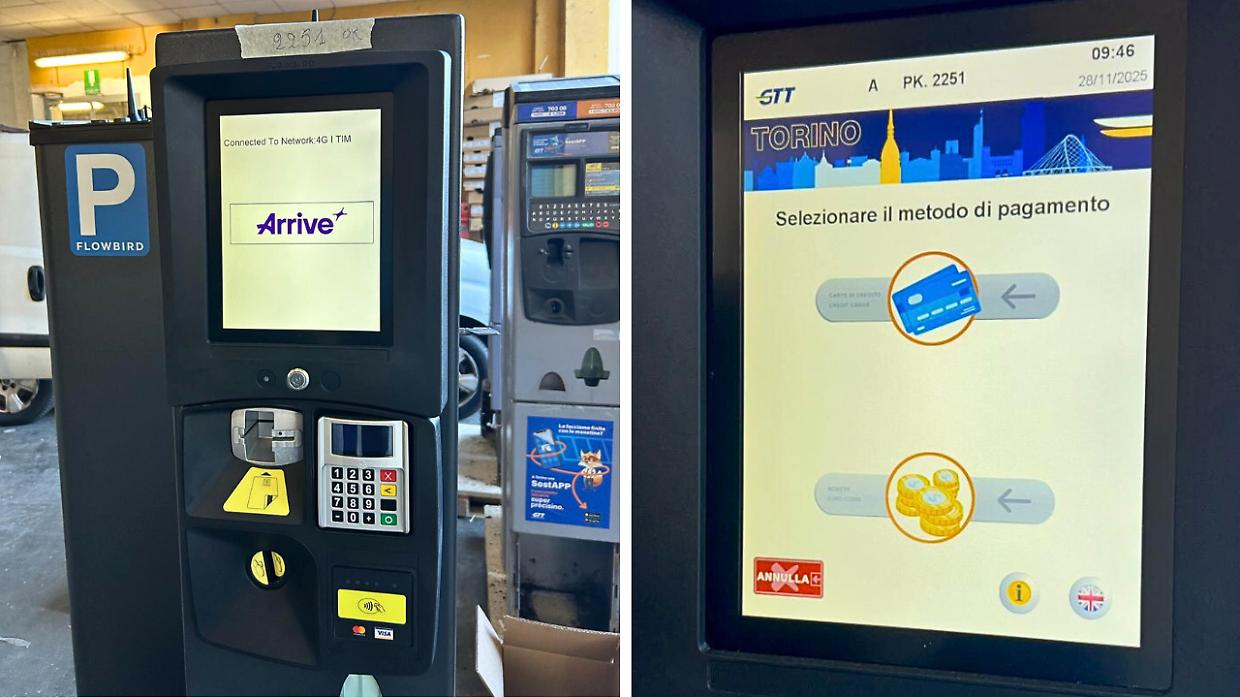 Pi&ugrave; veloci e con il touchscreen, ecco i nuovi parcometri di Torino