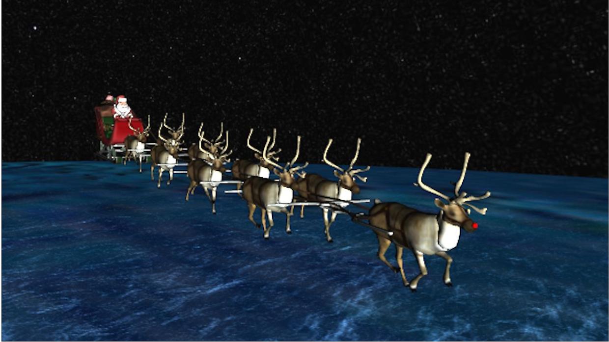 Babbo Natale sotto controllo: il Norad segue il viaggio della slitta in tempo reale