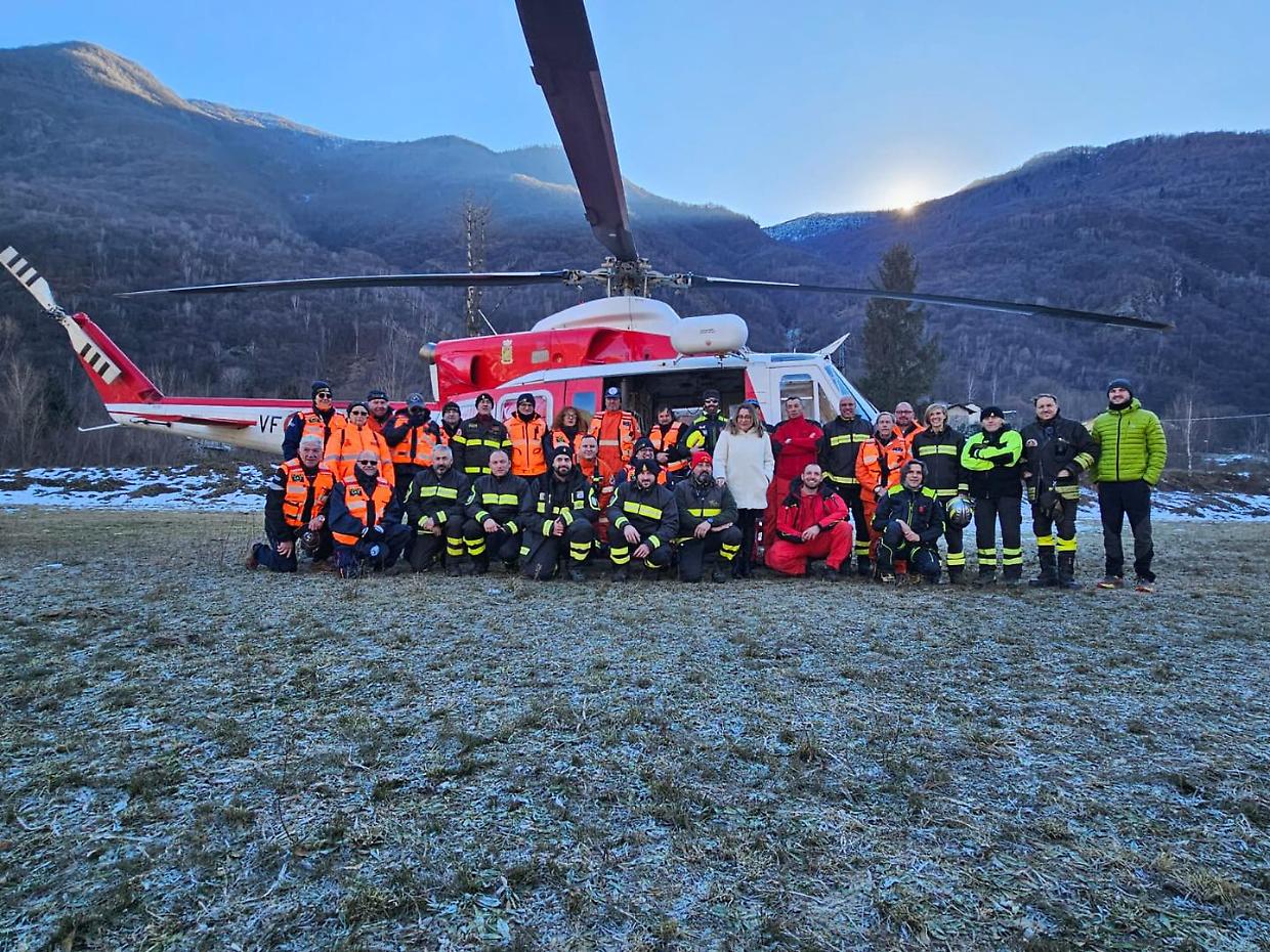 Valperga, esercitazione congiunta a Belmonte