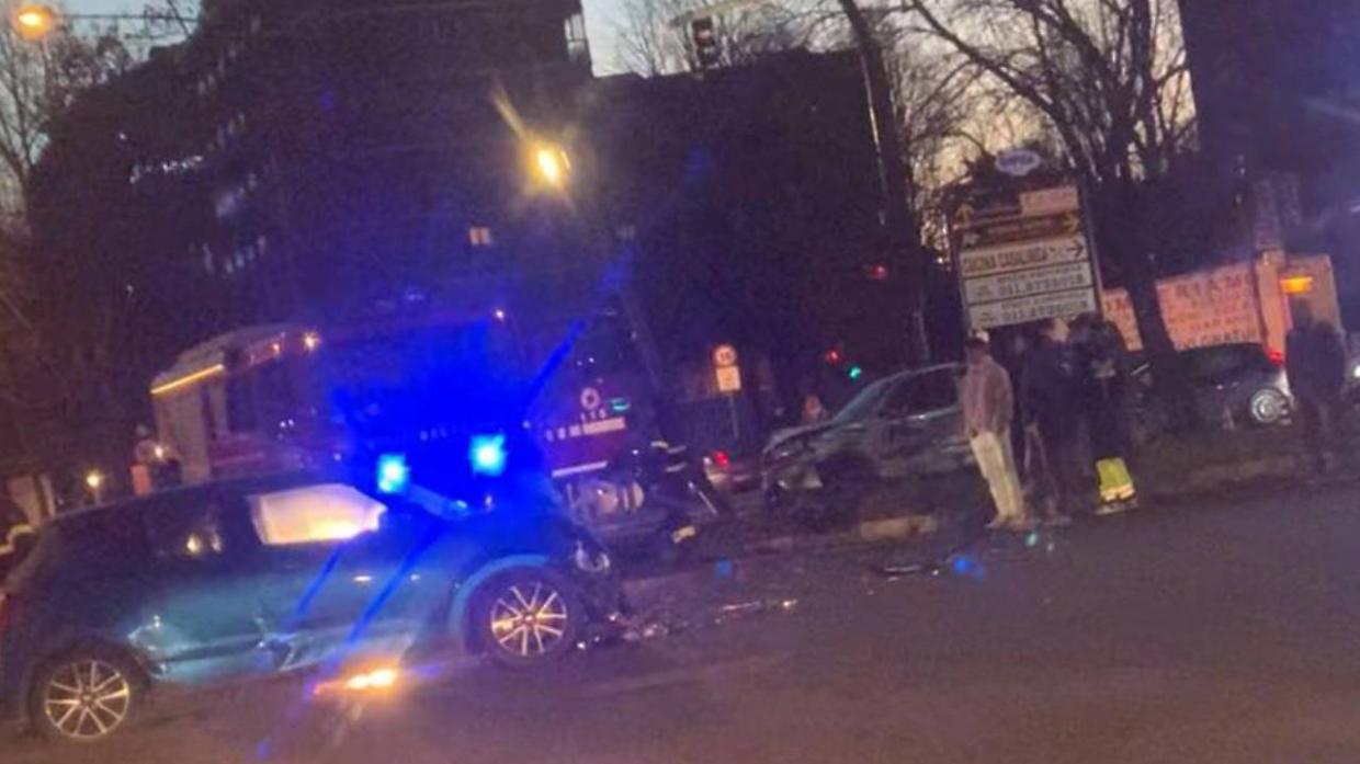 La scena dell'incidente