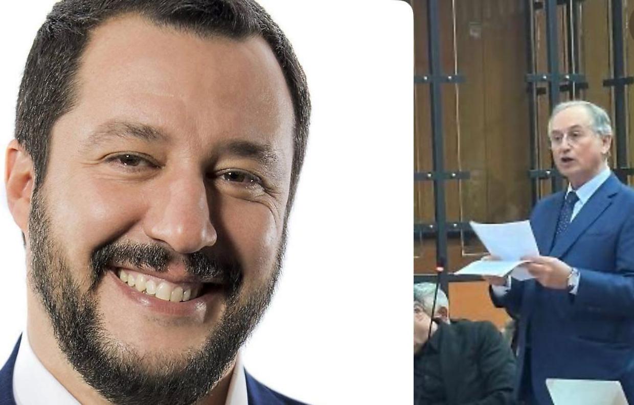 Salvini a sostegno di Mario Roggero: il leader del Carroccio apre una raccolta fondi per il gioielliere di Grinzane