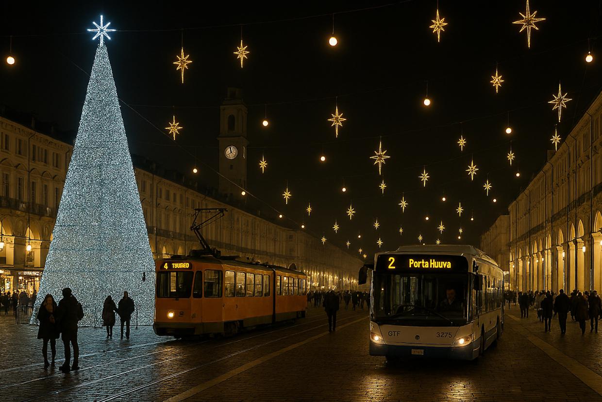 Capodanno 2025 e GTT, ecco gli orari confermati