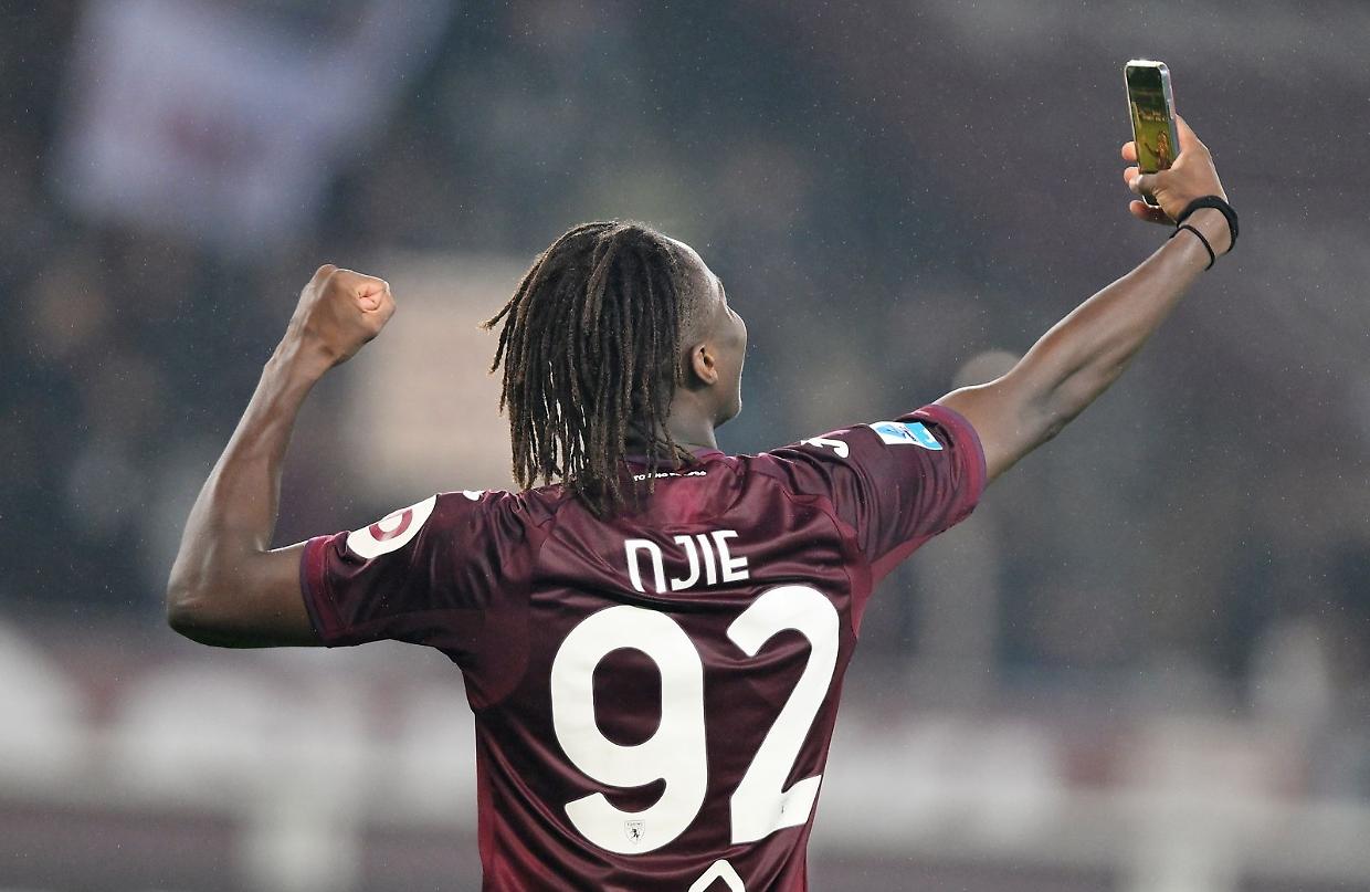 L'attaccante del Torino, Alieu Njie