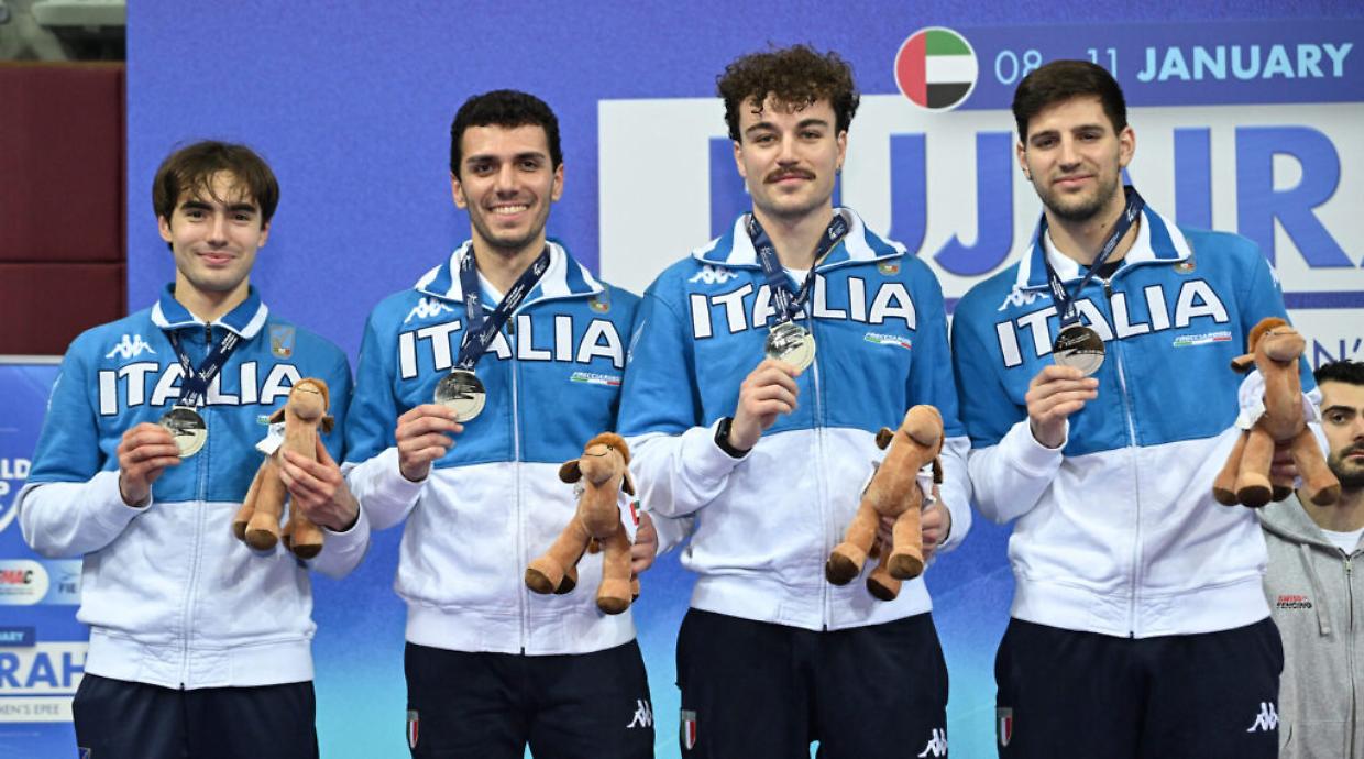 Matteo Galassi e Simone Mencarelli da urlo nella prova di Coppa del Mondo di spada di Fujairah