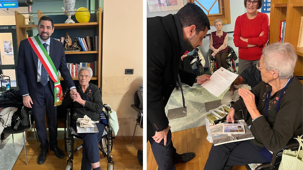 A Grugliasco la citt&agrave; festeggia i 100 anni di nonna Giovannina