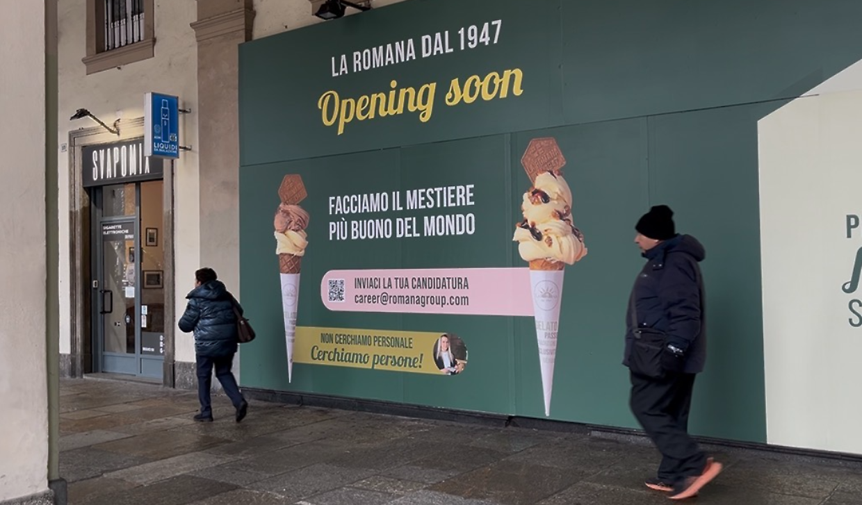 La Romana arriva anche in piazza Statuto: ecco cosa c'era prima