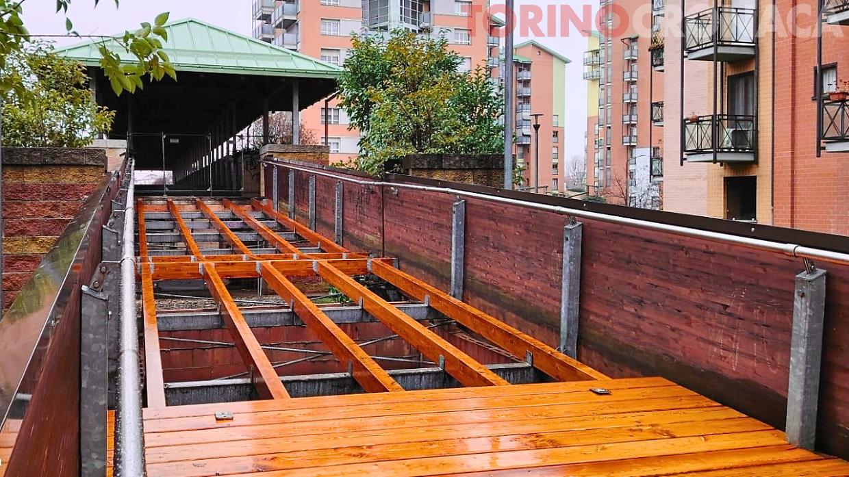 Chiude di nuovo la passerella riaperta a dicembre dopo 9 mesi. Vai ai lavori di riqualificazione