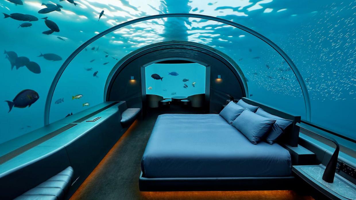 Sogni di dormire sott&rsquo;acqua? Ecco l&rsquo;esperienza che trasforma il lusso in magia