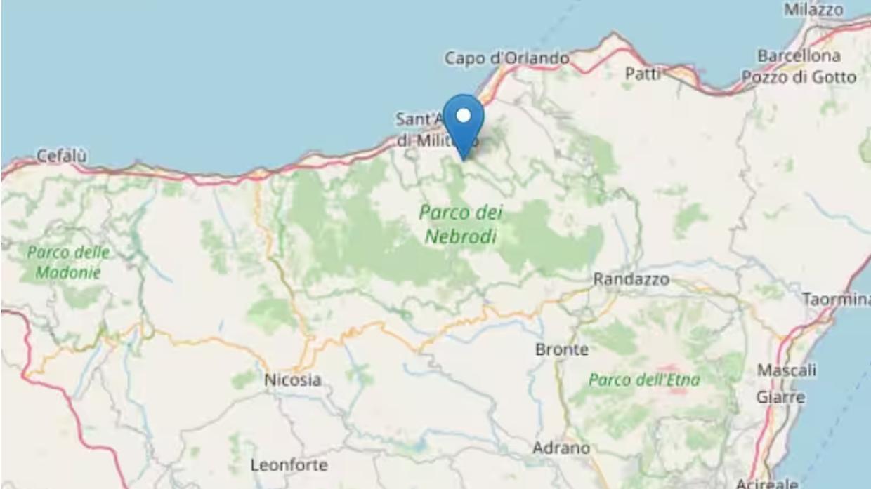 Terremoto nel Messinese, scossa di magnitudo 4 avvertita in gran parte della Sicilia