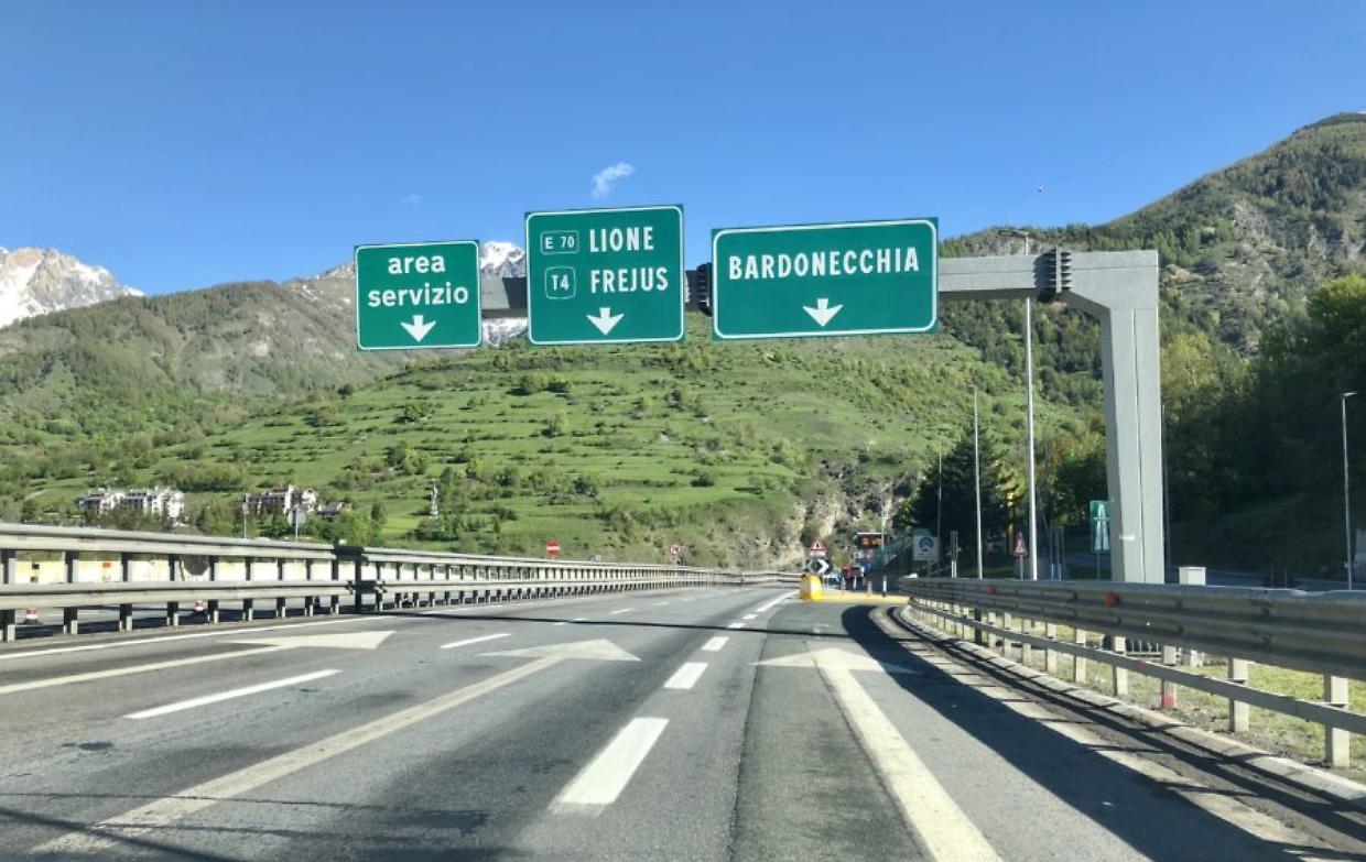 A32 Torino&ndash;Bardonecchia, due settimane di cantieri: chiusure notturne e rallentamenti
