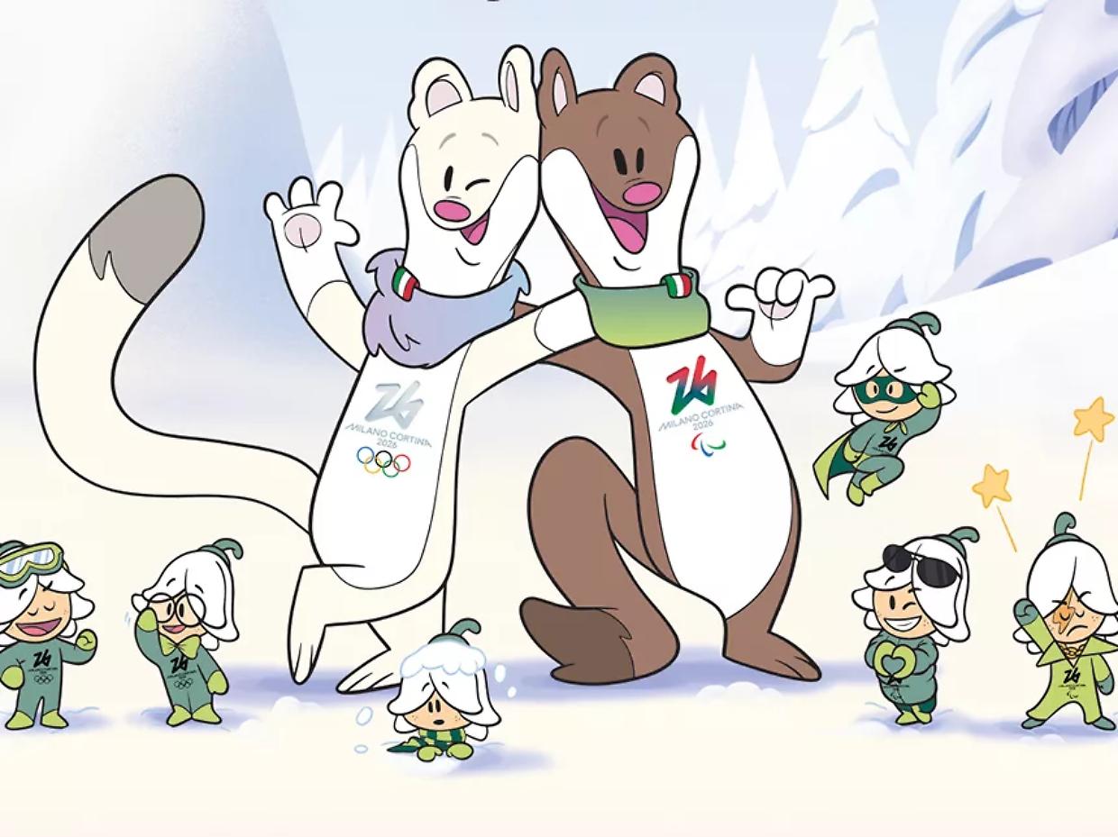 Olimpiadi Invernali 2026, ecco le mascotte ufficiali: Tina e Milo
