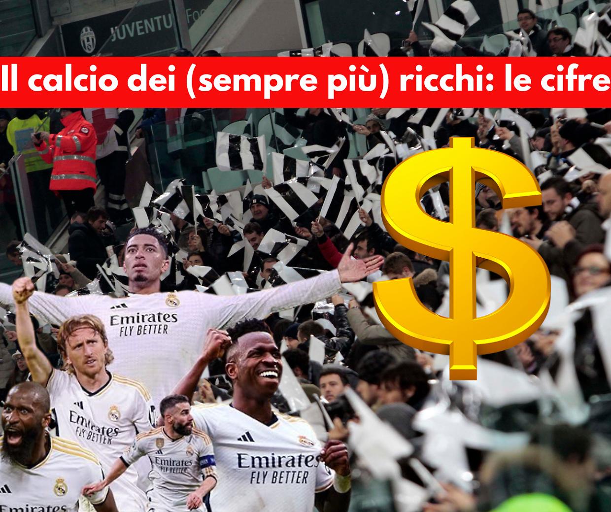 Calcio d&rsquo;&eacute;lite in boom: 12,4 miliardi per i top 20, il marchio vale pi&ugrave; della tv
