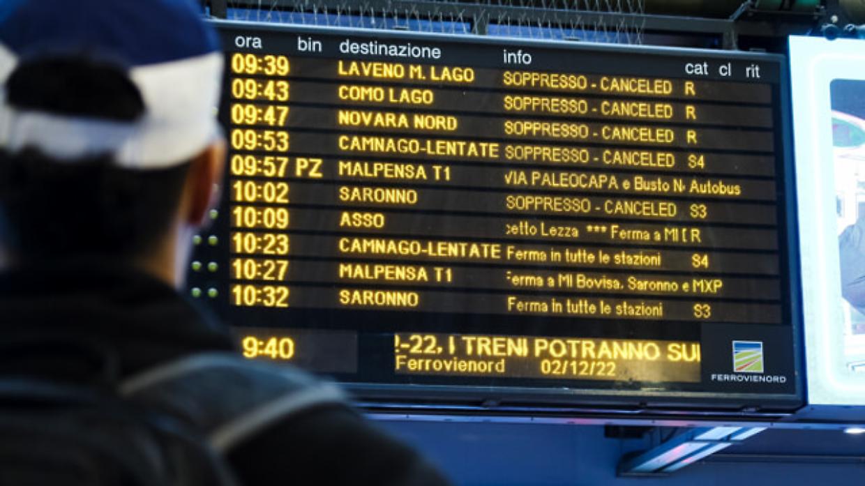 Sciopero dei treni, disagi in vista sabato 28 febbraio
