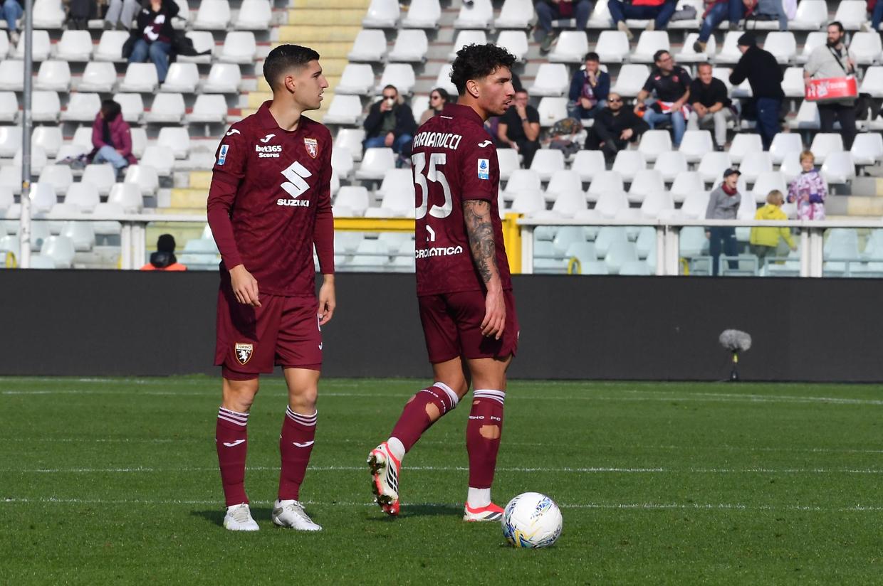 I nuovi granata, Prati e Marianucci, in Toro-Lecce 1-0