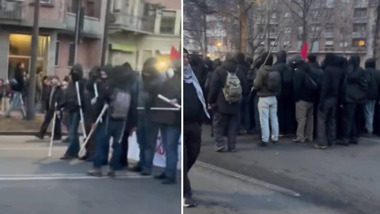 Il video che mostra gli infiltrati nel corteo