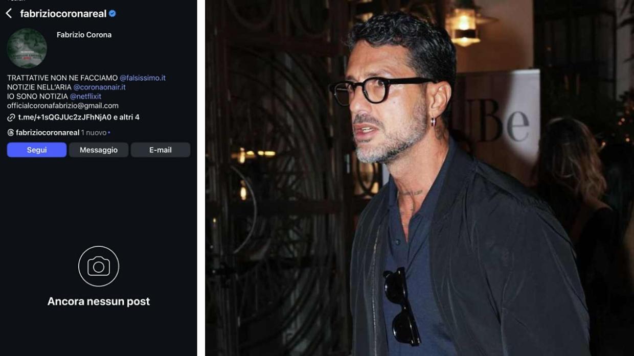 Instagram oscura Fabrizio Corona e Falsissimo: dietro la mossa c&rsquo;&egrave; una guerra legale contro Google e YouTube