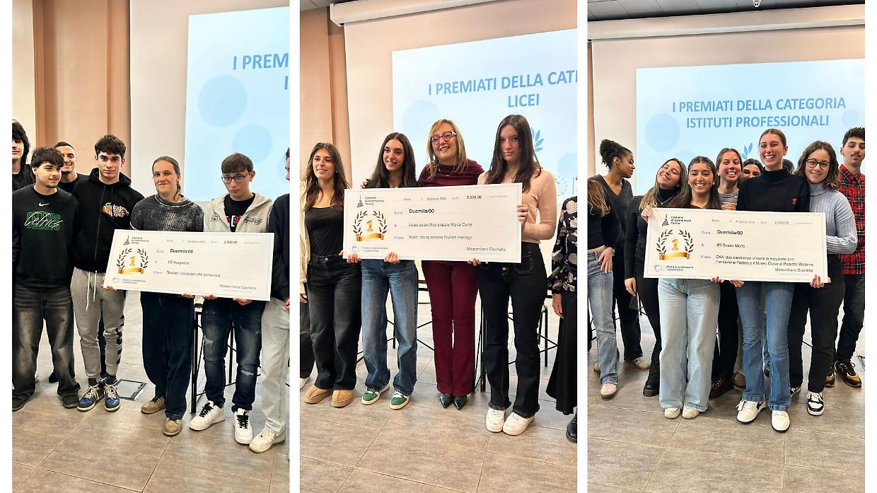 Scuola e imprese si incontrano: premiati i ragazzi al Polo del '900