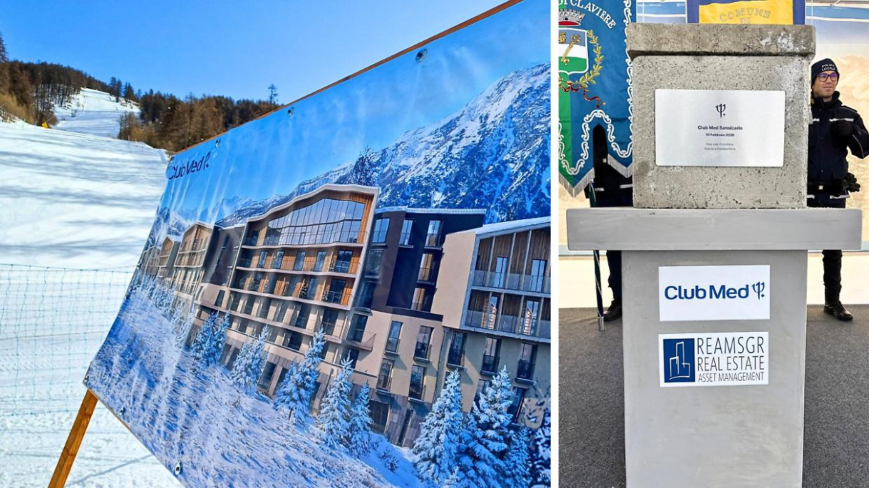 Prima pietra per il nuovo Club Med: 400 stanze e 600 posti di lavoro in Val di Susa