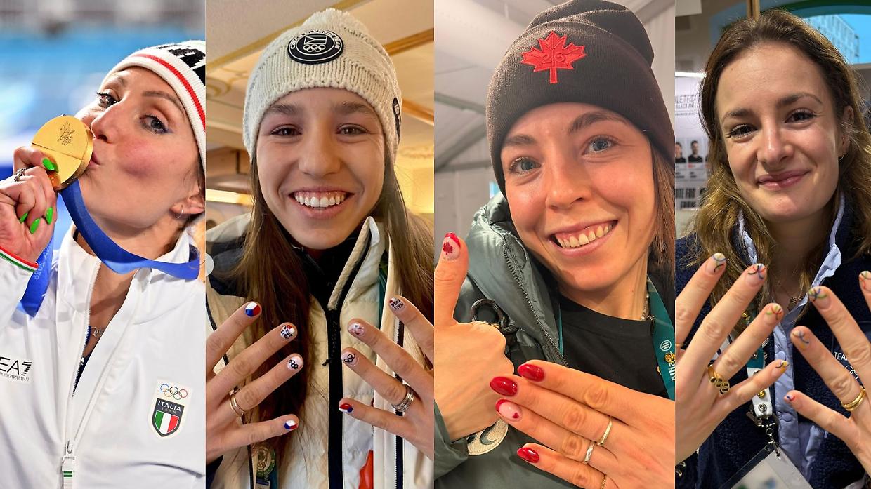 Olimpiadi Milano-Cortina 2026, la vera gara &egrave; sulle unghie: le manicure delle atlete sono diventate virali