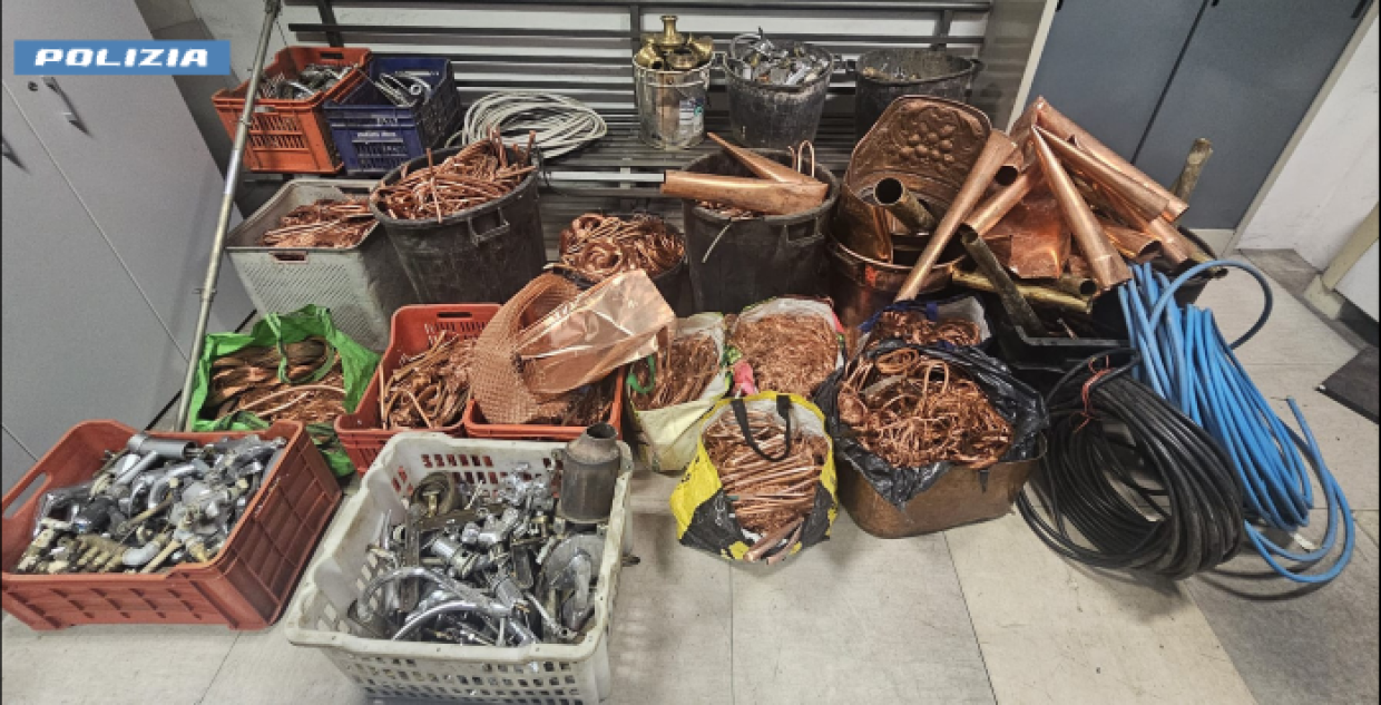 Torino, due arresti per furto di rame