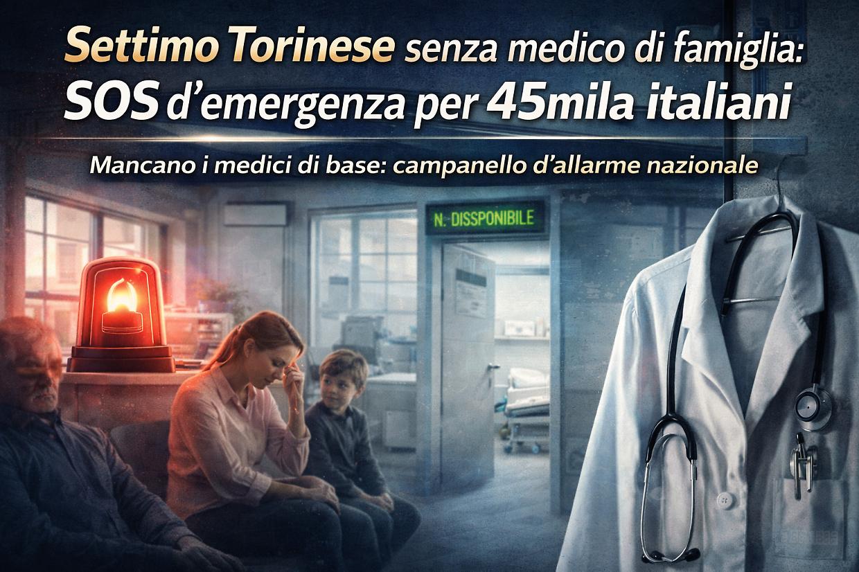 Settimo Torinese senza medico di famiglia: il caso Capogreco scuote la politica piemontese