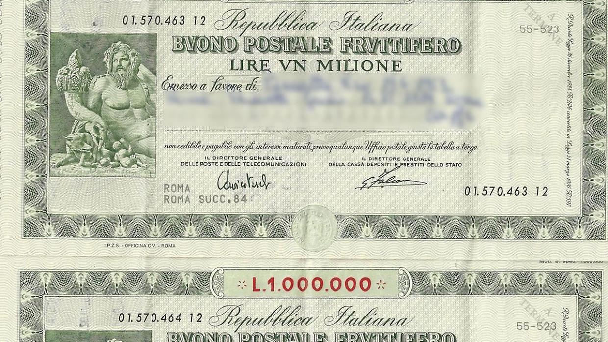 San Damiano d&rsquo;Asti, ritrovato buono postale del 1942: vale 100 mila euro