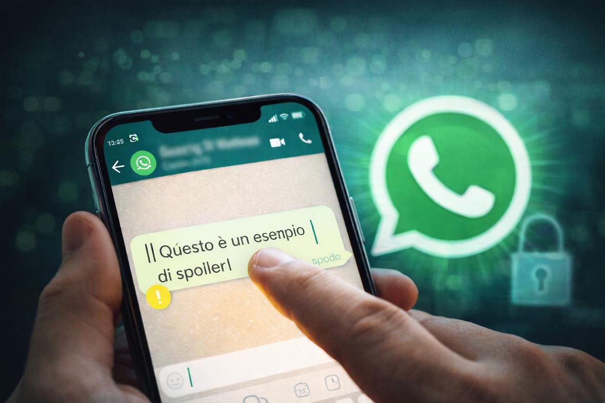 WhatsApp, arriva la modalit&agrave; Spoiler: i messaggi restano nascosti fino al clic