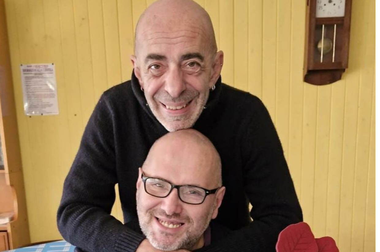 Massimo Giacometti e Francesco Rolando, titolari del ristorante La Trattoria dei Colori