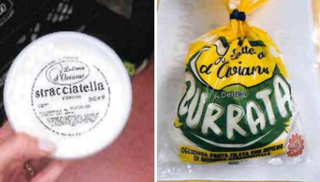 Allarme Listeria: richiamati lotti di burrata e stracciatella per rischio microbiologico