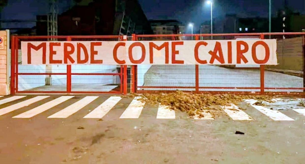 Toro, letame e uno striscione nella notte al Filadelfia: ecco cosa &egrave; successo 