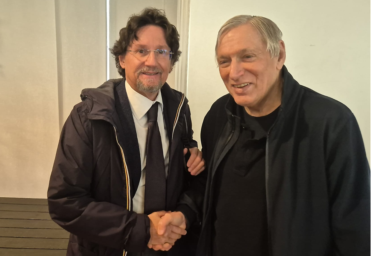 Giovanni Bombardieri e don Luigi Ciotti